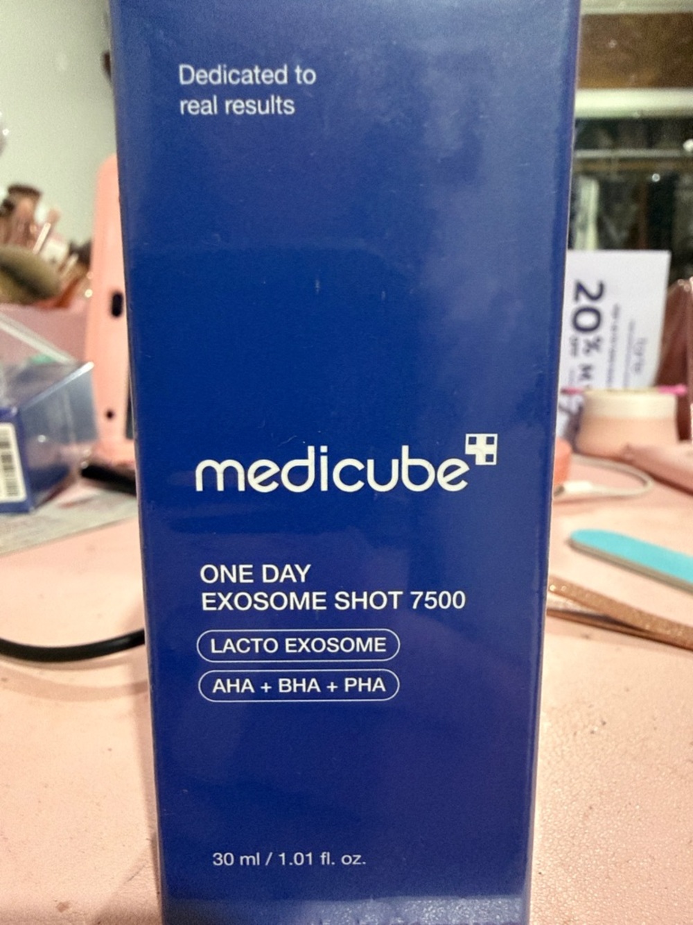 Medicube One Day Exosome Shot 7500 – Blue